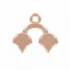 Cymbal ™ DQ metal ending Kastro II for Ginko beads - Rose gold